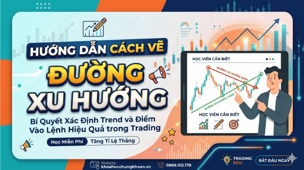 Cách Vẽ Đường Xu Hướng (Trendline) Chính Xác Nhất Trong Chứng Khoán