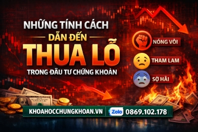 Những tính cách dẫn đến thua lỗ khi đầu tư chứng khoán
