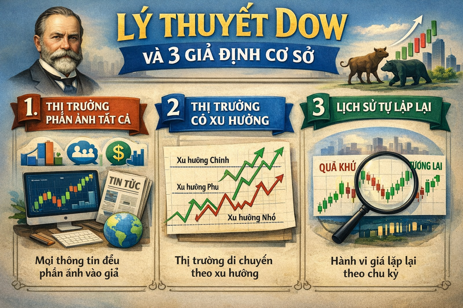 Ba giả định nền tảng của phân tích kỹ thuật