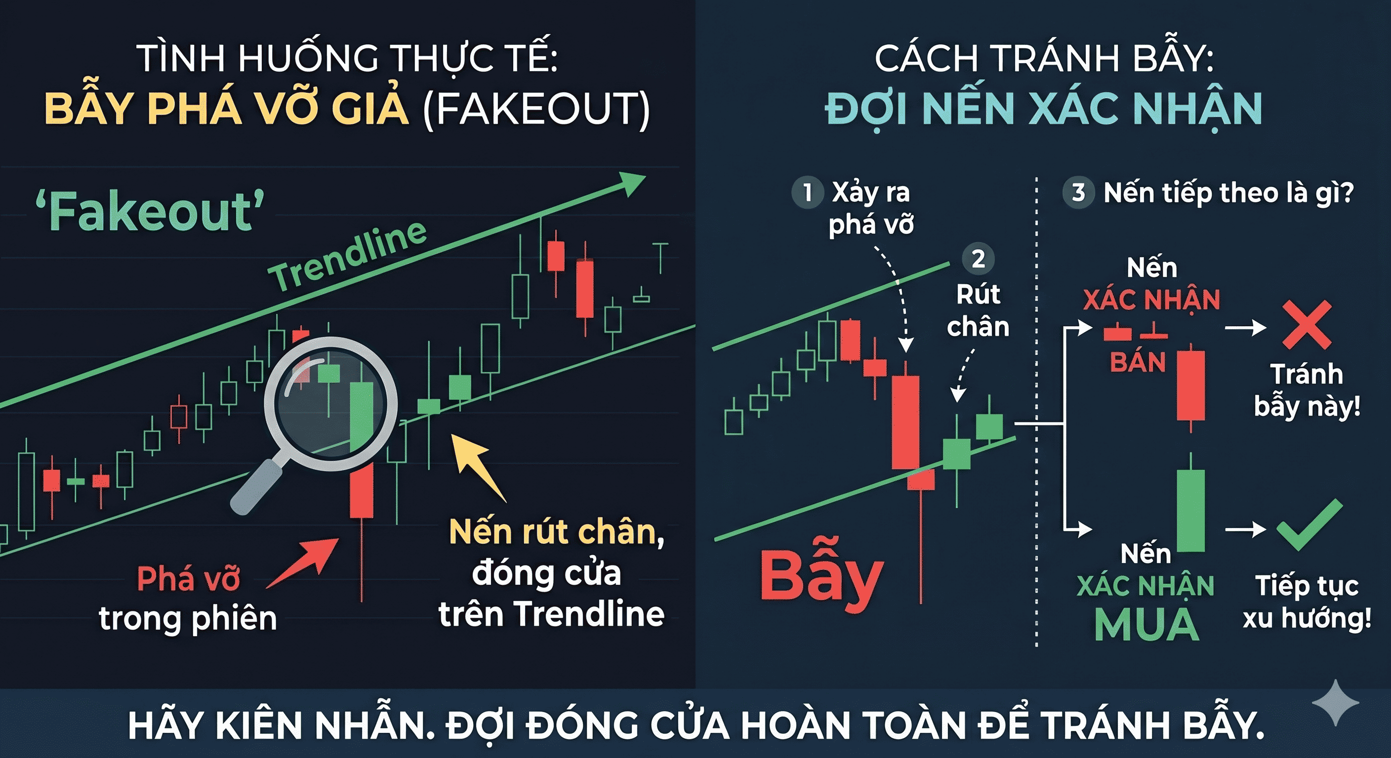 Phá vỡ giả đường xu hướng